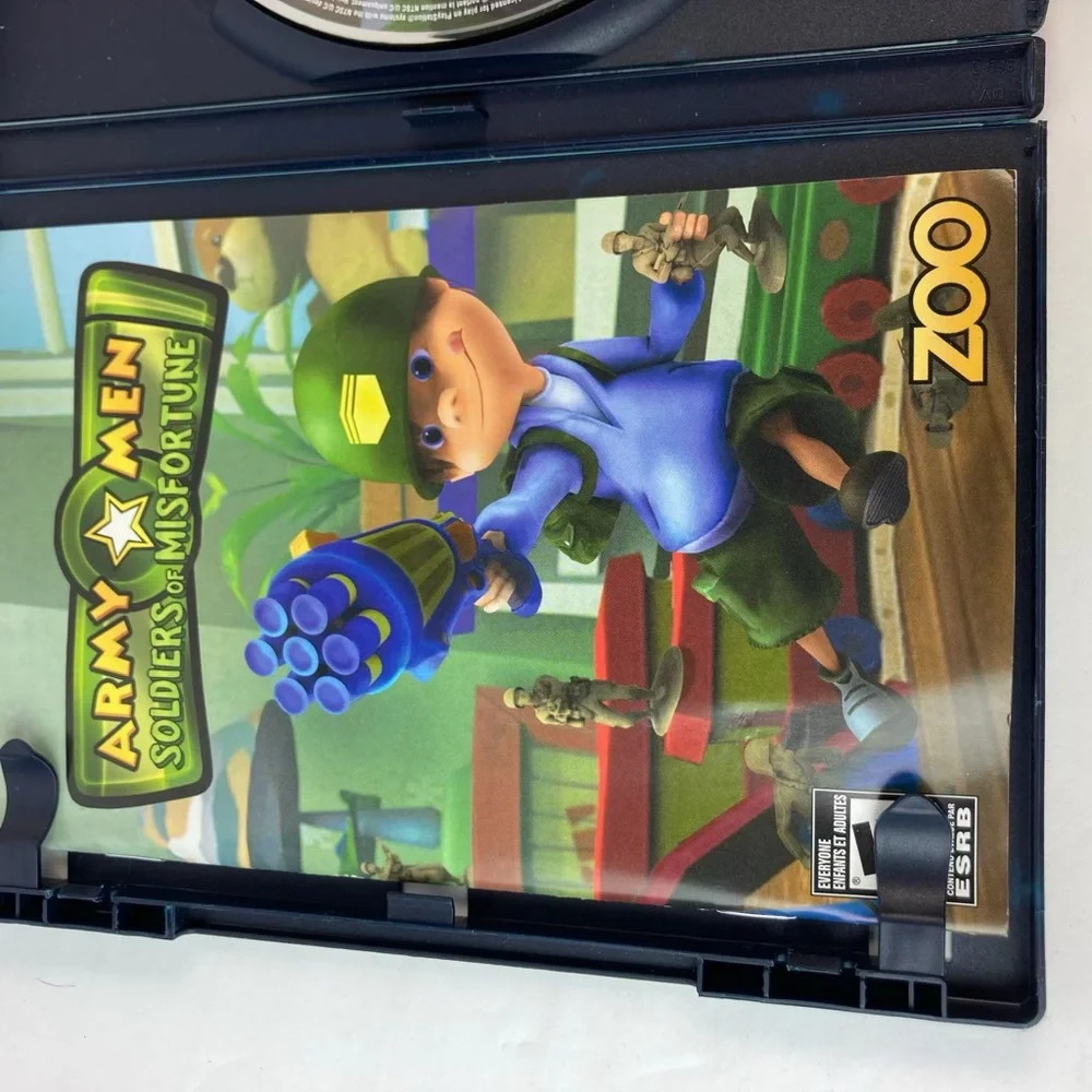 PS2 Army Men: Soldiers of Misfortune Sony Playstation 2 Game with Manual